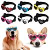 Pet Glasses Dog Cat Sunshade Glasses Heart Shape UV Windproof Goggles Cute Headwear Pet Decor Photography Prop Pet Supplies Gift