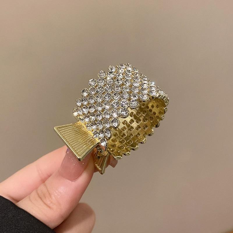 Νέα Εξαιρετικά Κλιπ Μαλλιών με Στρας και Πέρλες, Σχεδιαστικά Γεωμετρικά Κλιπ Μαλλιών σε Σχήμα Αστεριού, Μπαρέτες, Μεταλλικά Αξεσουάρ Μαλλιών Για Γυναίκες