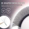 DAMMAN 3D W-shaped False Eyelashes, C-curl, 0.05mm Thickness, 8-15mm Mixed Length, False Eyelashes, Eyelash Extension Products.