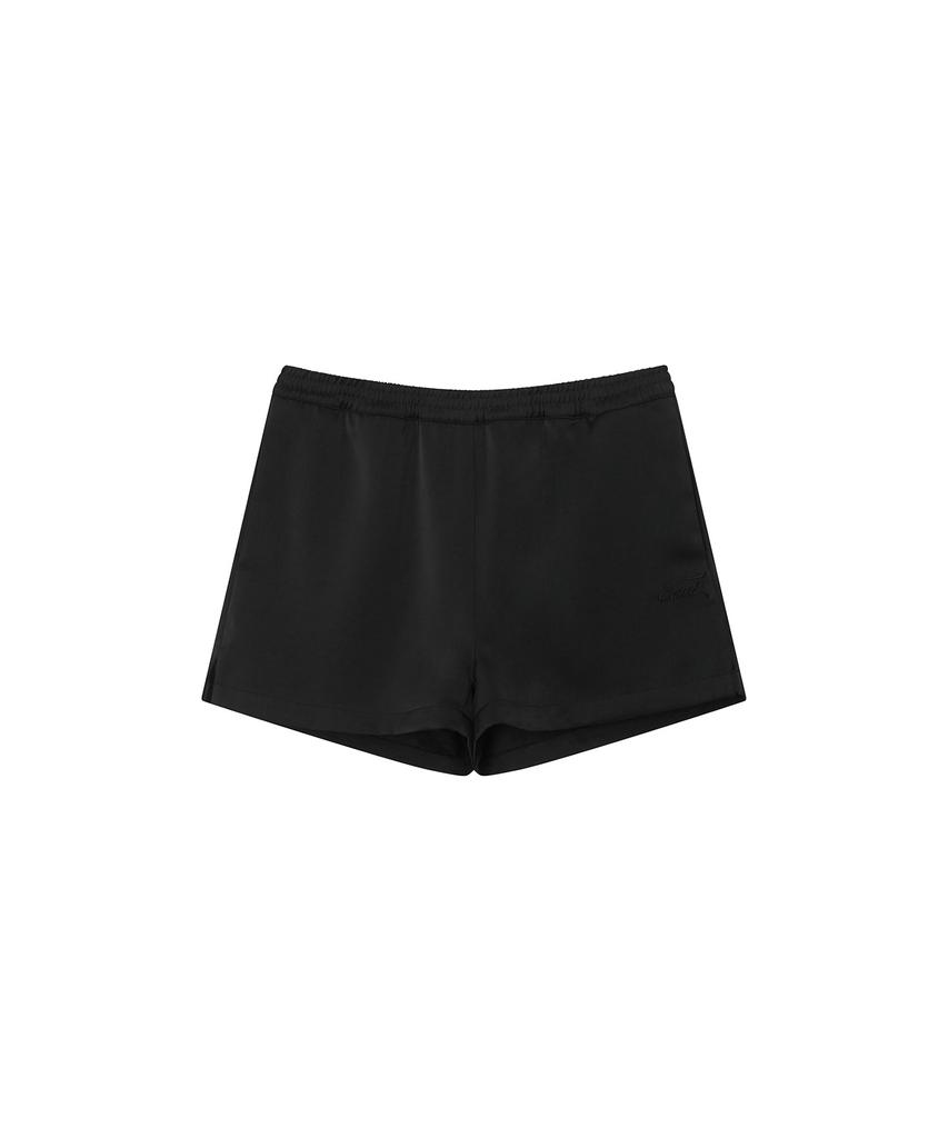 Iuteu Satin Banding Shorts / Black