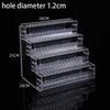 1-6 Layer Clear Acrylic Pen Holder Stationery Store Supermarket Ballpoint Pen Storage Rack Display Neutral Pen Stand Organiser