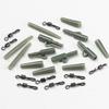 40Pcs/Set Carp Fishing Accessories Set with Storage Box Portable Metal Swivels Soft Tubes Sleeves Carp Fishing Gear Equipment Kit