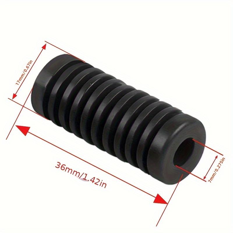2pcs Motorcycle Gear Shift Lever Covers - Durable Rubber, Anti-Slip Pedal Pads for Enhanced Riding Comfort & Protection