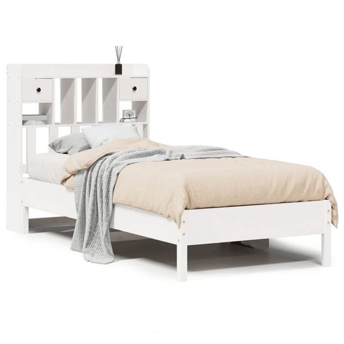 VidaXL Bunk Bed Without Mattress White 75x190cm Solid Pine Wood 3322934