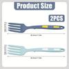 2pcs Cooking Forks, Multifunctional Cooking Fork Spaghetti Fork Heat Resistant Nonstick Blending Fork for Kitchen Cooking Baking