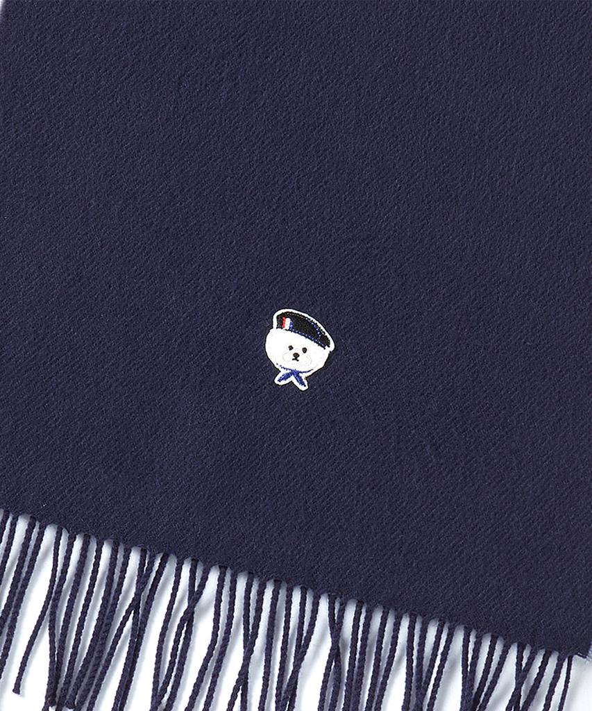 BEYOND CLOSET Ilp Classic Basic Muffler Navy
