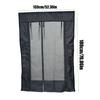 Magnetic Caravan Door Curtain With Zipper Insect Mosquito Screen RV Mosquito-proof Door Curtain For Campers Sliding Door Back