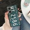 Vintage Classic License Plate Case For HUAWEI NOVA Y70 3I 7I 8I 9SE P30 Y9 HONOR 8X 9X 20 90 X5 X6B X7A X7B X8B X9 X9B X9A Case