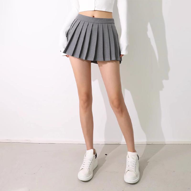 Falten Mini Rock Frauen Sommer Sexy Dünne Hohe Taille EINE Linie Rock Shorts Koreanische Weibliche Streetwear Weiß Schwarz