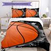 3pcs Basketball Bedding Set Duvet Cover Closure Includes 1 Duvet Cover & 2 Pillowcases, Soft and Comfortable for All Seasons.