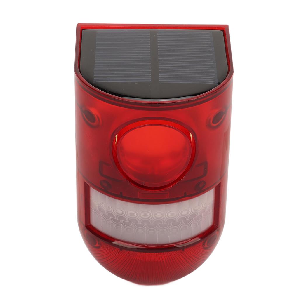 Solar Motion Sensor Alarm 129dB Sound IP65 Waterproof Security Light Alarm for Farm Warehouse