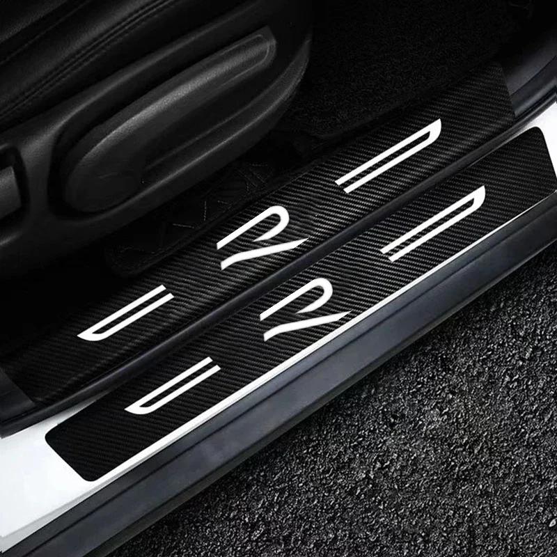 For VW VOLKSWAGEN 2026 New For Volkswagen R LINE Polo BORA GTI Golf Jetta Tiguan Touran Passat T-Roc Car Door Sill Protector Pla