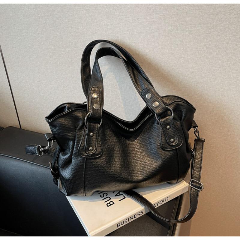 Large-capacity handbag bag New women's bag Spring versatile messenger bag Simple shoulder tote bag