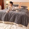 Winterdecke Verdickt Warm Lammwolle Freizeitdecke Zuhause Warm Dick Weich Bettüberwurf Knie für Büro Sofa Mikrofaser Bettwäsche