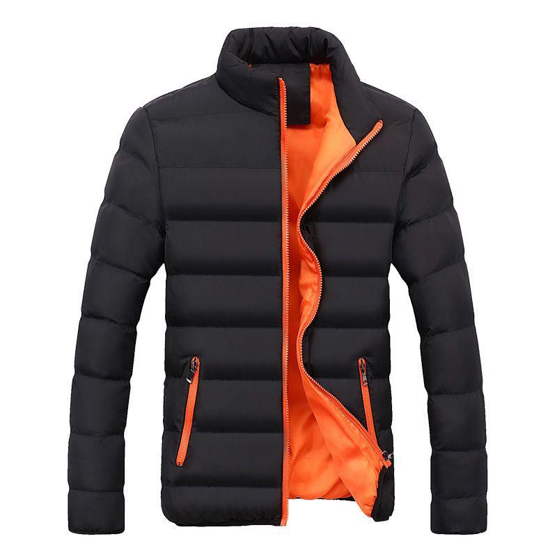 Men Fashion Jacket Winter Casual Thicken Warm Cotton Coat Tops Overcoat**