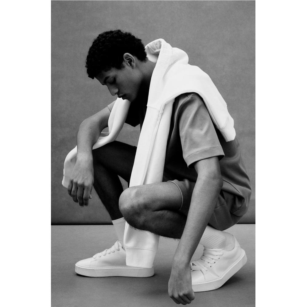 H M Loose FiT T sHirT Dark Beige