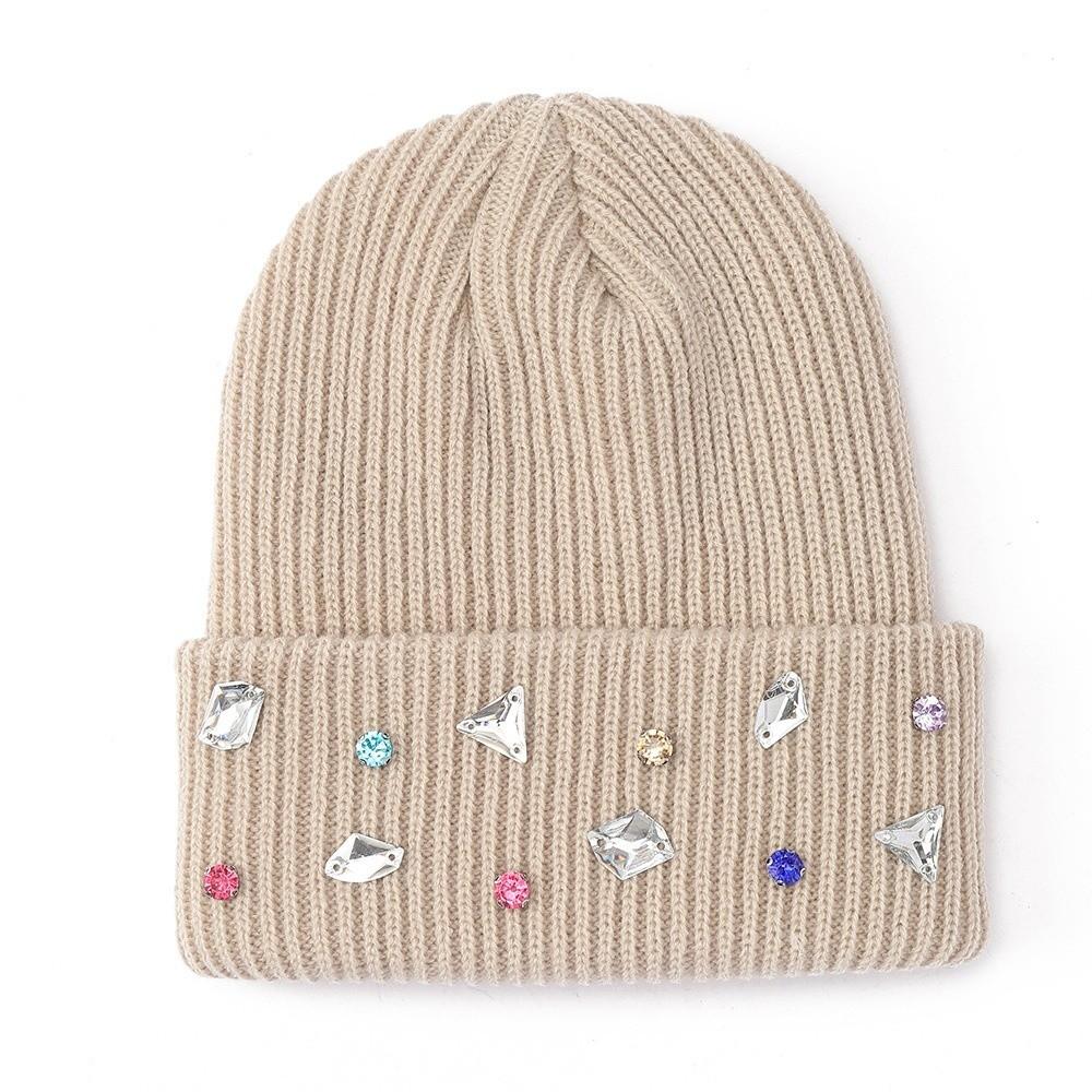 Thickened Winter Knit Hat Brimless Cold Cap New Pullover Hat  Women and Men
