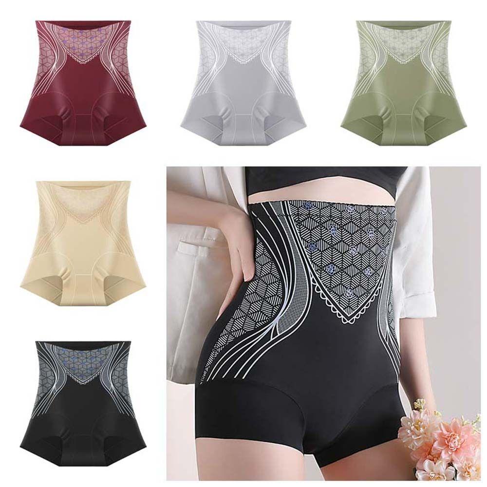 Shapewear Postpartum Body Shaper Thin Butt Lifter Underpants Elastic High Waist Briefs  Lady