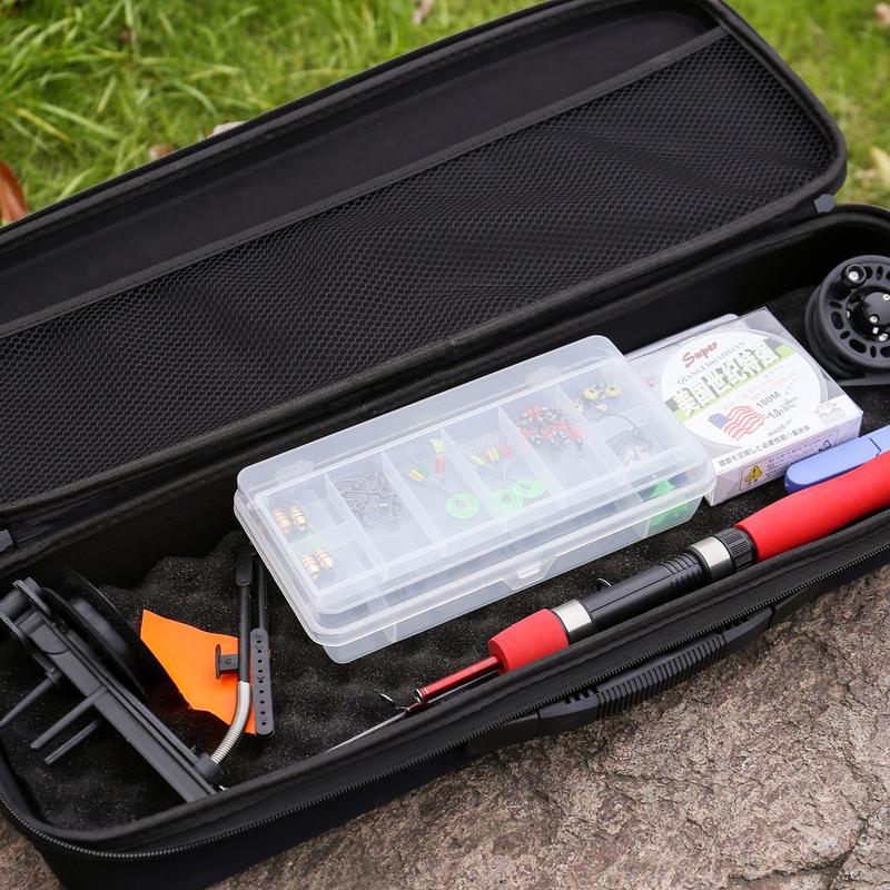 Eis Angelrute und Rolle Schnur Set Winter Outdoor Sport Angelwerkzeug Komplettes Angelset