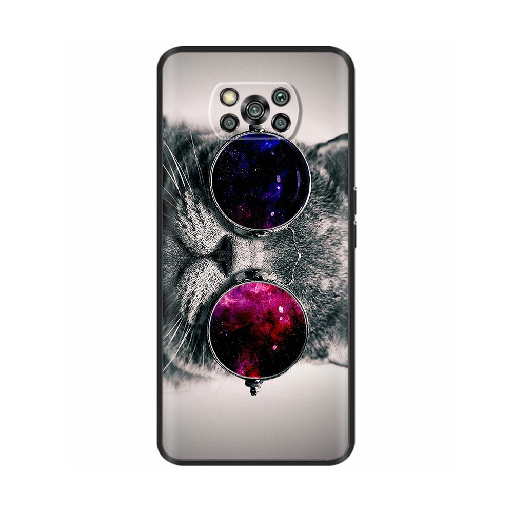For Xiaomi Poco X3 NFC Case Printed Cartoon Silicone Back Cover Soft Bumper Phone Case For POCO X3 Pro X 3 TPU Case Funda 6.67''