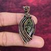 Dragon Bloodstone Pendant Genuine Gemstone Pendant Copper Wire Wrapped Jewelry
