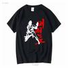 Cool Taekwondo Fighter Pose T Shirt Tae Kwon Do Hangul Long or Short Sleeves Vintage Washed Soft Breathable Homme Stylish