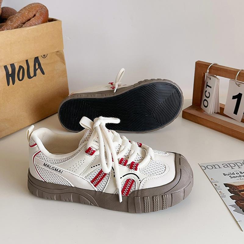 

Fashion American Mountaineering Women s Shoes 2025 Platform Dad Shoes Versatile Hiking Shoes BE-6853 35 бежевый