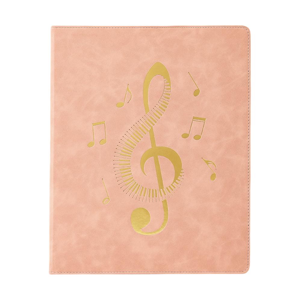 20 Pages Piano Music Sheet File Folder Flexible A4 Sheet Music Clip  Note Folder