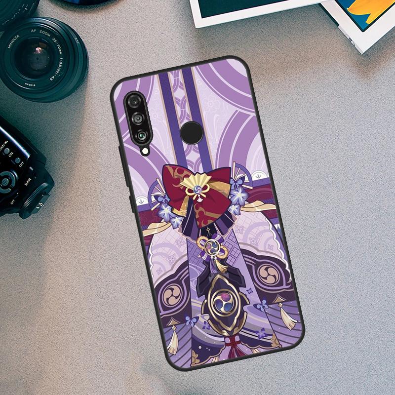 Genshin Impact Raiden Shogun For Huawei Nova 9 10 SE 8i 12i 11i 12s Y73 Y72 Y61 Y91 Y90 Y70 Y60 P30 P40 Lite P60 Pro Case