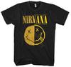 NIRVANA - Split Smile T-SHIRT S-M-L-XL-2XL Neu Offizielles Live Nation Merchandise