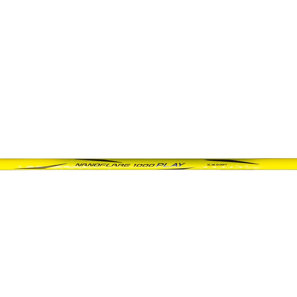 Yonex NANOFLARE 1000 Play Badminton Racket 4U 5G Lightning Yellow Smash Speed Medium Stiff Aero Frame Explosive Sonic Flare System Headlight Made in