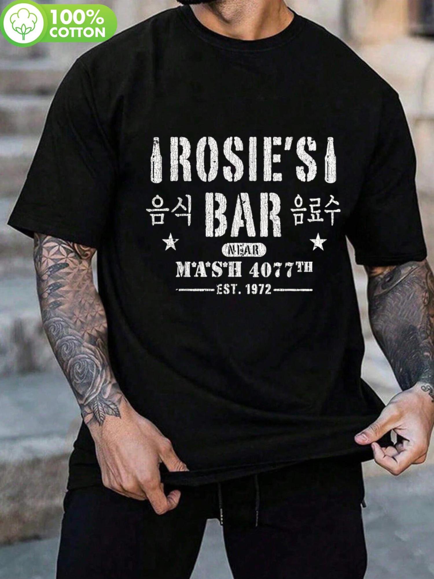 A MASH 4077 Retro T-Shirt- 180G 100% M