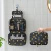 Makeup Organizer Hanging Bag With Waterproof Material For Travel And Bathroom Use