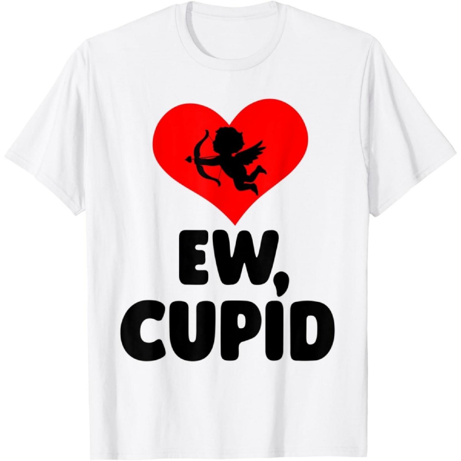 Ew Cupid With Arrows Women Valentines Day Celebration T-Shirt(2) XXXXXL белый