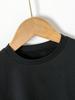 Single-piece boys' casual solid color outdoor crew neck short-sleeved T-shirt for summer