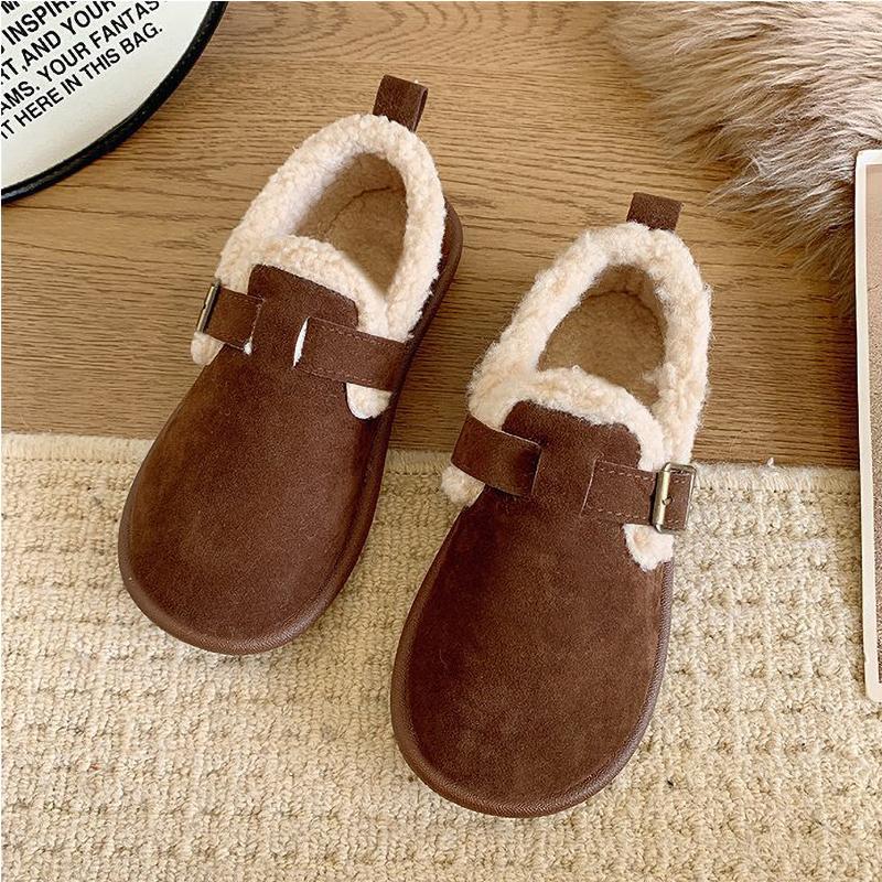 Autumn Winter Women Shoes Casual Flat Shoes Women Moccasins Soft Loafers Fashion Warm Plush Shoes