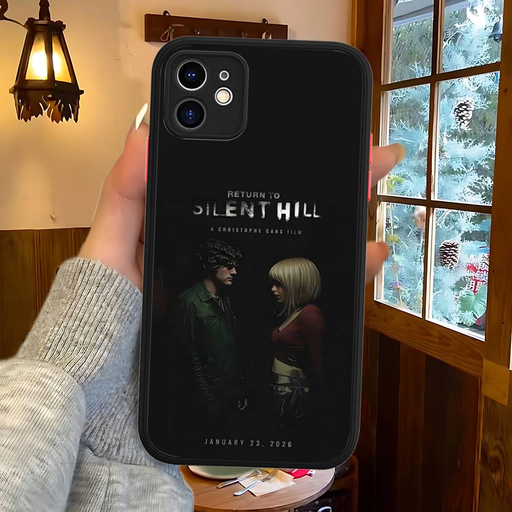 Horror Games S-Silent H-Hill For Silicone Matte Phone Case For IPhone 16 Pro Max 15 14 13 12 11 X XS MAX
