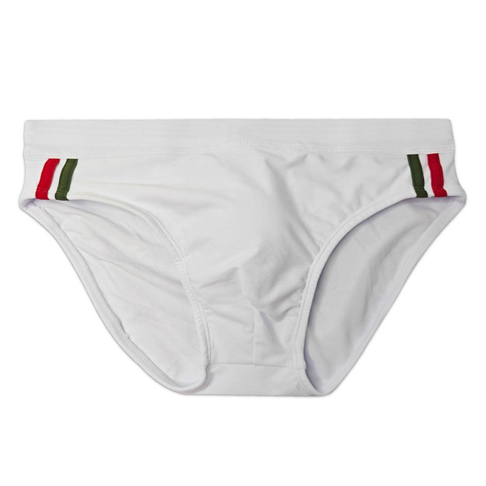 Heren Nylon Mesh Zwembroek Sneldrogend Elastische Contour Pouch Sexy Kleurblok Zwemkleding Voor Zomer Strand Zwembadfeest
