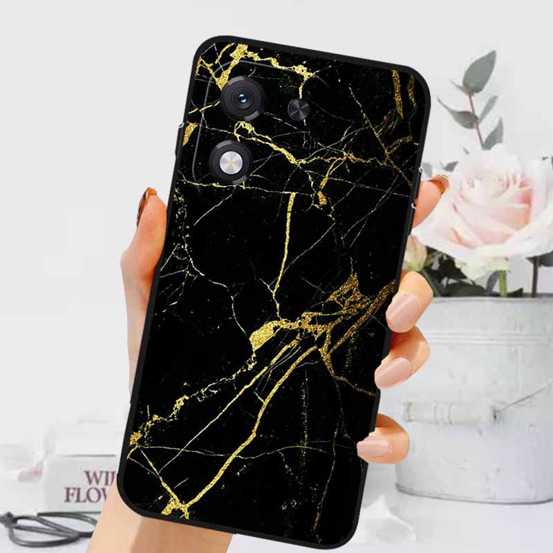 For Honor X70i 5G Case Luxury Marble Silicone Soft Phone Covers for Honor X70i 5G Protective TPU Back Shells ABR-AN00 Coque Capa