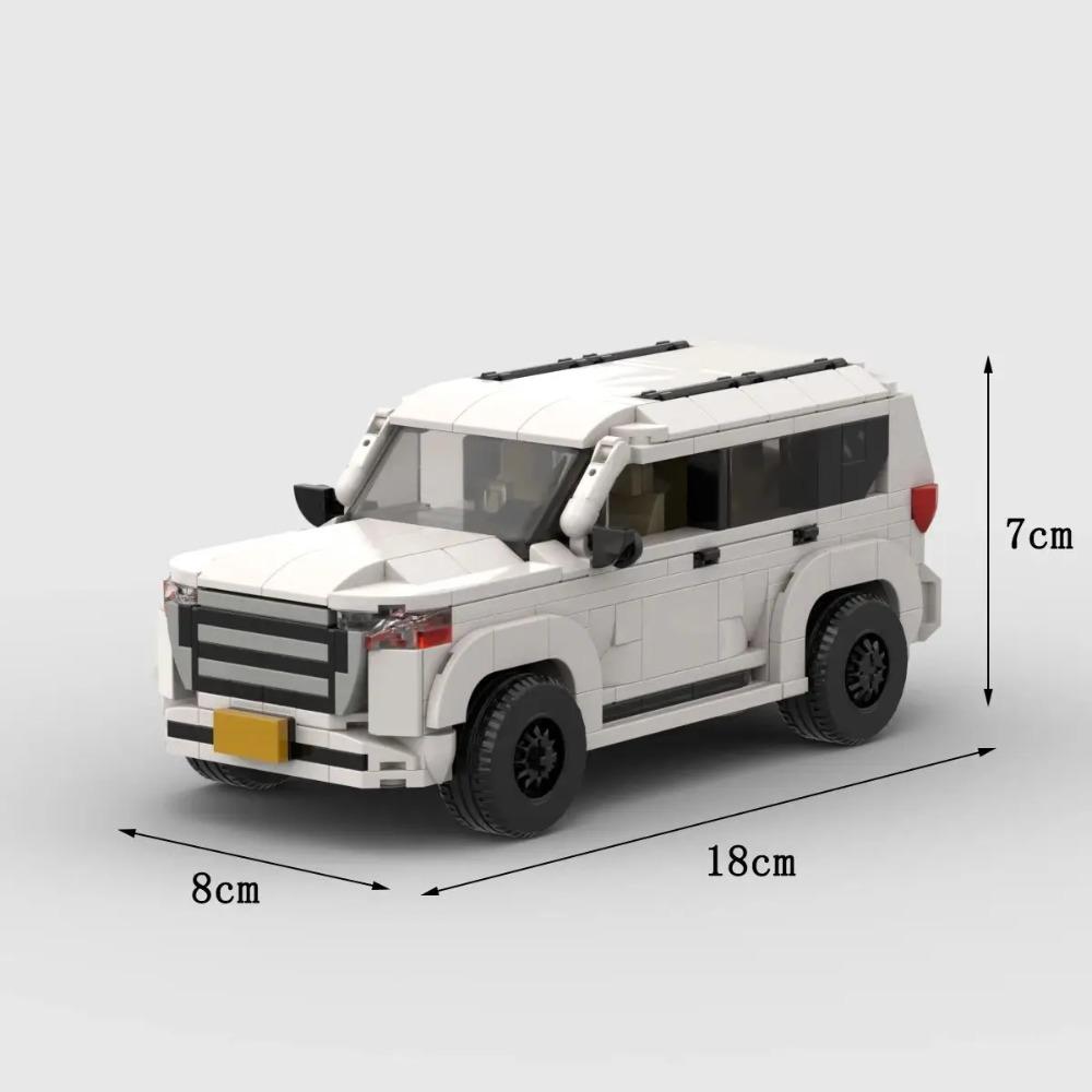 MOC SUV Městské Auto Závodník Klasické Terénní Stavebnice Cihla Závodní Super Technika Kreativní Garáž DIY Sada