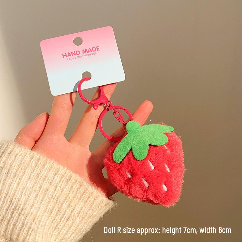 Cartoon Plush Keychains & Girls' Bag Accessories - Small, Versatile Gifts