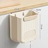 Cabinet Door Trash Can Kitchen No Need To Bend Over Wall-mounted Trash Can Foldable Cabinet with Large Capacity