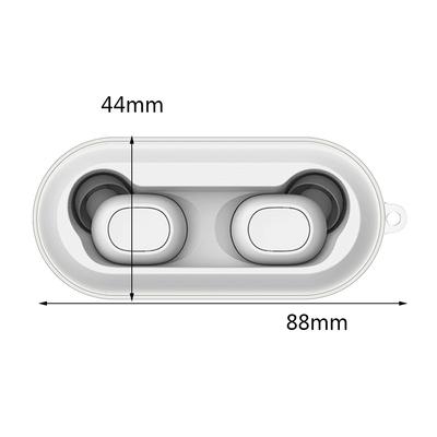 Compatible with QCY T1C Earphone Protective Cover Lightweight Case Impact-resistant Sleeve Bluetooth-compatible