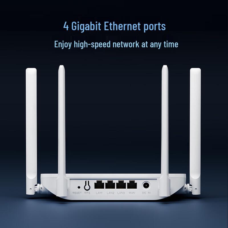 Tcl AX1500 WiFi 6 Dual-Band Gigabit Router (CN Version)
