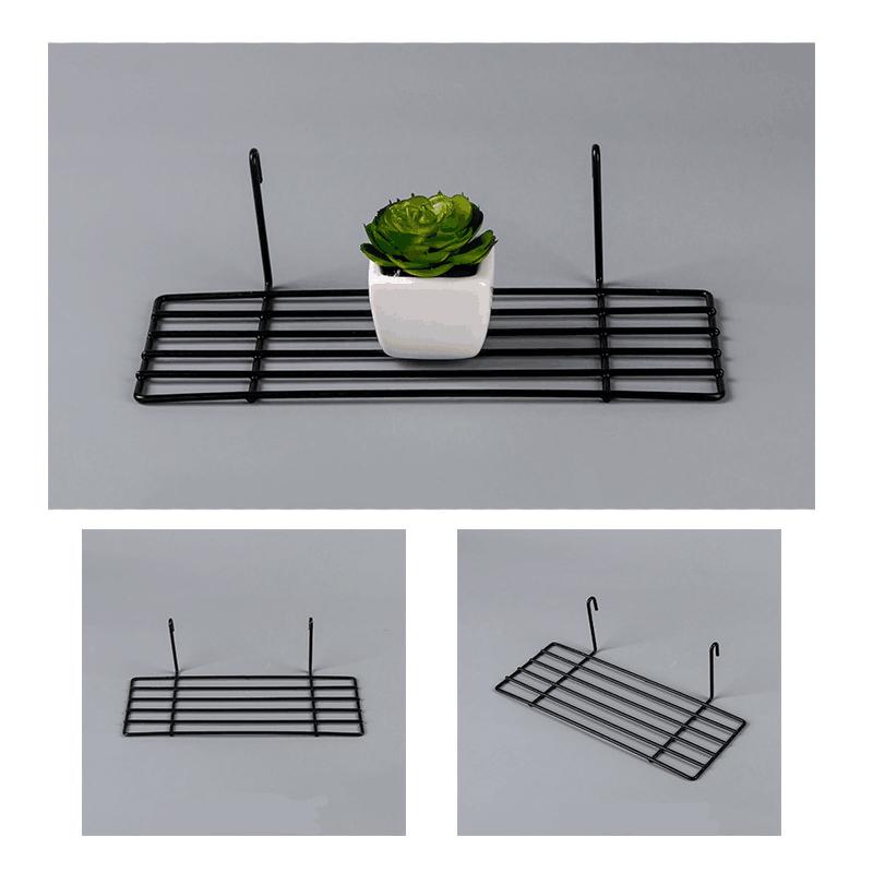 Iron Storage Holder Rack Hanging Ornament Wall Shelf For Living Room Bedroom Nordic Racks DIY Wall Decoration