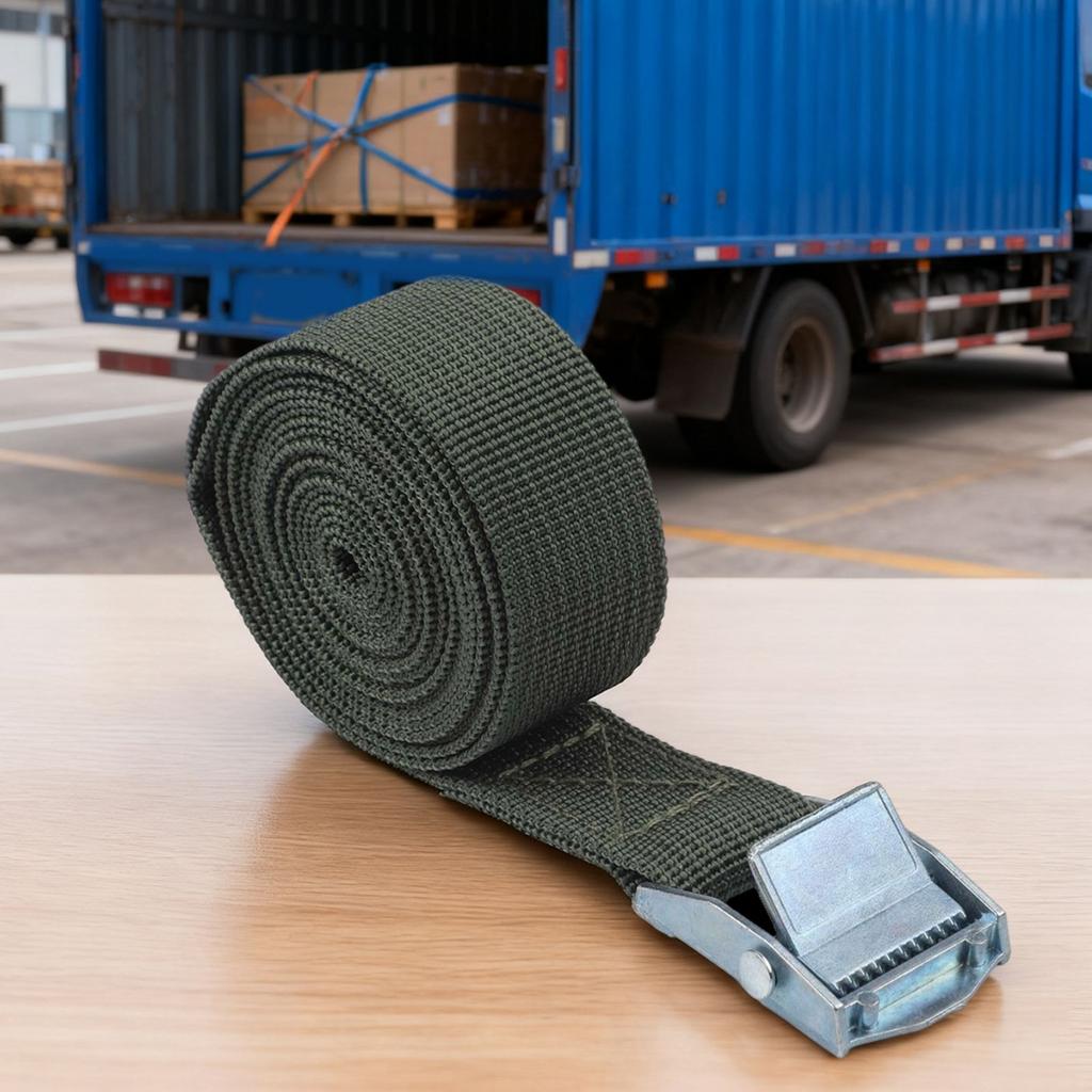 2M Heavy Duty Lashing Strap with Quick Release for Secure Cargo Transport