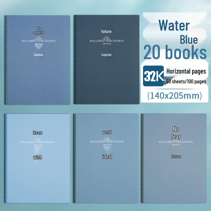 2024 Stylish A5 Homework Notebooks for Elementary to High School Students
