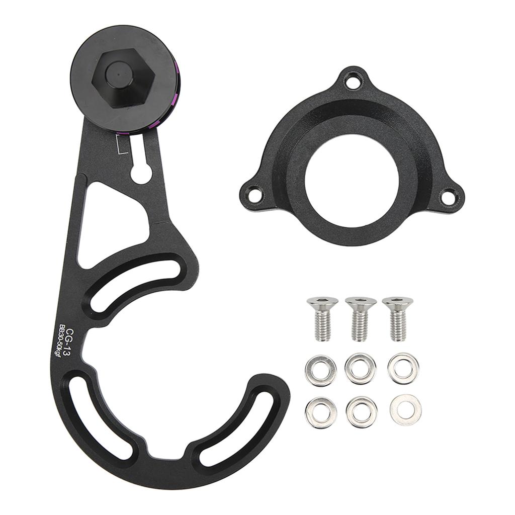 Bicycle Chain Guide Aluminum Alloy Bike Chain Stabilizer Tensioner with Adapter for Mountain