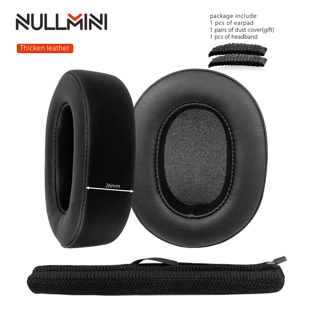 NullMini Replacement Earpads for Sony WH-1000XM5 Headphones Cooling Gel Earmuff Sleeve Ear Cushion Headset Headband Headbeam