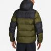 Nike Logo Zip-Up Hooded Long-Sleeve Down Jacket Men Outerwear Green DX2040-011